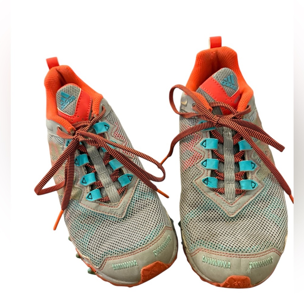 Adidas Womens Vigor TR 4 Low Gray, Teal And Orange Trail Running C75600 Size‎ 8
